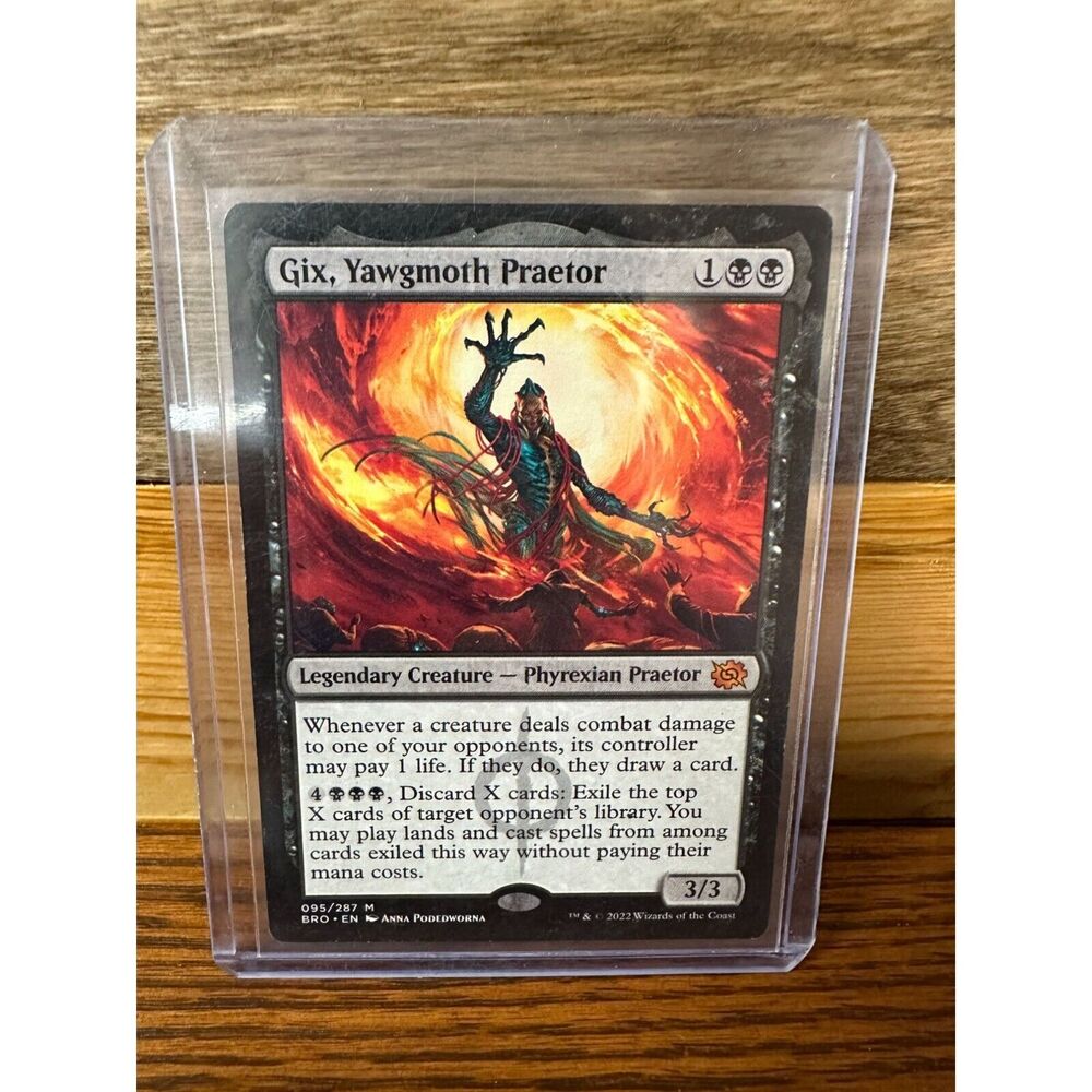 Wizards of the Coast Gix, Yawgmoth Praetor MTG The Brothers' War Card